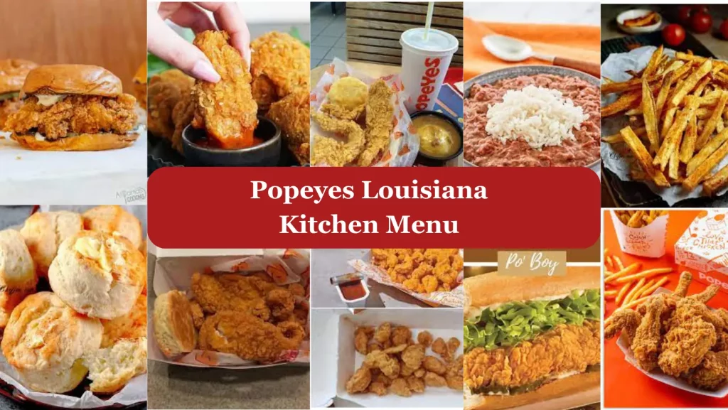 Popeyes Louisiana Kitchen Menu